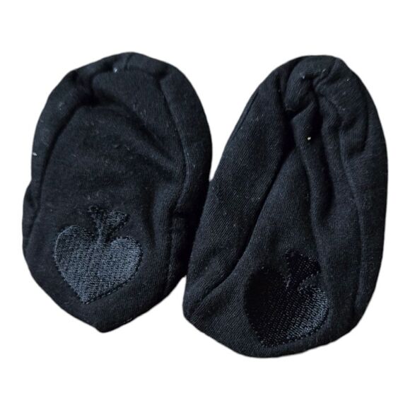 Kate Spade New York Black & White Bow Sock Knit Crib Shoes Girls Newborn 0-3M NB - Picture 5 of 5